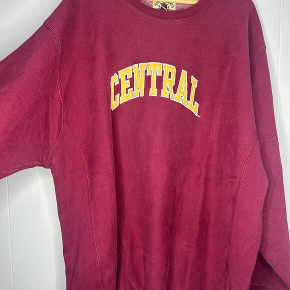 Vintage Rare Steve & Barry’s Red Central Pullover Sz: XXL - Picture 7 of 11